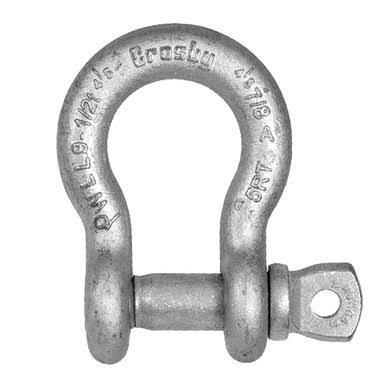 (1) BOX OF APPROX (15) D RING SHACKLE