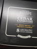 (4)CEDAR MOTH CANISTERS - 2