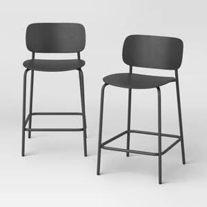 (1) SET OF (2) COUNTER HEIGHT BARSTOOL