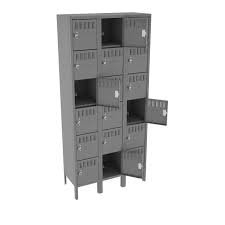 (1) 6 TIER LOCKERS