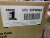 (2) BOXES OF (25) PC POWER CORD - 2