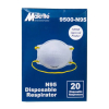 (1) CASE OF (12) PACKS OF (20) DISPOSABLE RESPIRATOR
