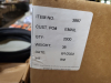 (1) BOX OF (2000) BADGE HOLDERS - 2