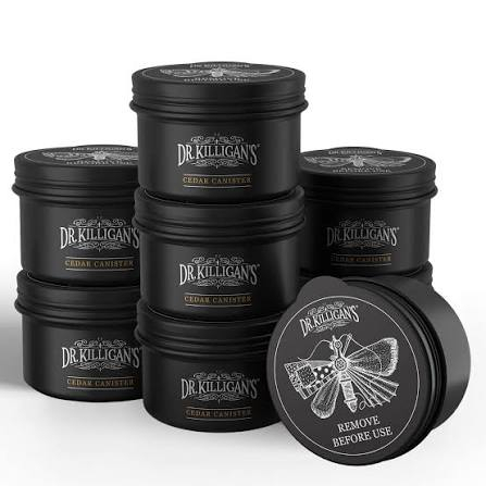 (4) BOXES OF 8 CEDAR CANISTER