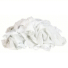 (1) BOX OF RECLAIMED, WHITE CLEANING RAGS