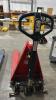 (1) RED HEAVY DUTY GIANT MOVE PALLET JACK, 3,300 LBS CAPACITY - 3