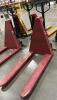 (1) RED HEAVY DUTY GIANT MOVE PALLET JACK, 3,000 LBS CAPACITY - 3
