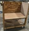 (1) HEAVY DUTY WOOD UTILITY CART - 2