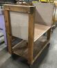 (1) HEAVY DUTY WOOD UTILITY CART - 3