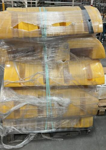 (5) YELLOW COLUMN PROTECTORS