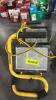 (4) HALOGEN WORK LIGHTS PORTABLE YELLOW FRAMES - 3