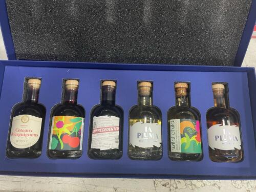 (5) NEW BOXES OF MINI WINE TASTING FLIGHT