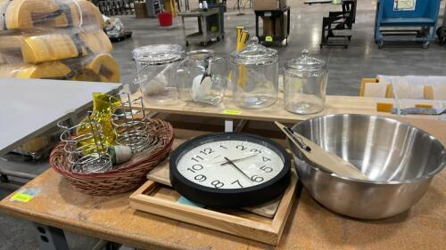 (1) ASSORTED LOT OF HOME ESSENTIALS