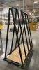 (1) STEEL A FRAME MATERIAL ORGANIZING CART - 2
