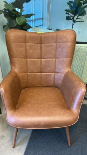 (2) BROWN OFFICE CHAIRS
