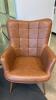 (2) BROWN OFFICE CHAIRS - 2
