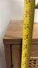 (1) 3 DOOR ACCENT STORAGE CABINET - 4