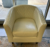 (2) WHITE ACCENT CHAIRS - 4