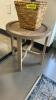 (1) 1 ARTFICAL POTTED PLANT AND (2) SIDE TABLES - 4