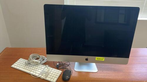 (1) APPLE IMAC DISPLAY WITH KEYBOARD & MOUSE