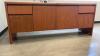 (1) WOOD OFFICE DESK
