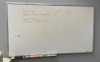 (1) WALL MOUNTED WHITEBOARD