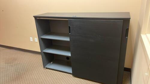 (2) IKEA GALANT STORAGE CABINET WITH SLIDING DOORS