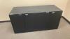 (1) BLACK OFFICE 4-DOOR STORAGE CABINET