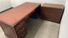 (1) OFFICE DESK AND LATERAL FILING CABINET - 2