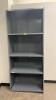 (1) INDUSTRIAL OPEN 5 SHELVES STEEL SHELVING UNIT