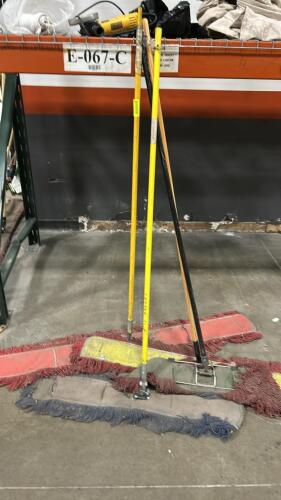 (4) ASSORTED DUST MOPS