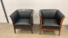 (2) BLACK OFFICE CHAIRS