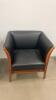 (2) BLACK OFFICE CHAIRS - 3