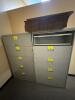 (2) 5 DRAWER FILE CABINETS
