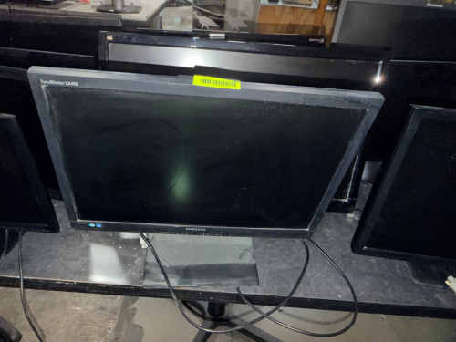 (4) ASSORTED COMPUTER MONITORS.