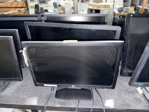 (4) ASSORTED COMPUTER MONITORS.