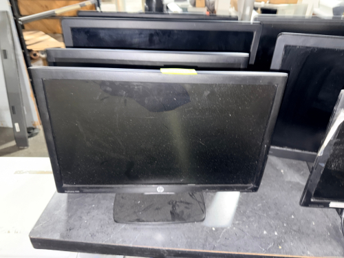 (4) ASSORTED COMPUTER MONITORS.