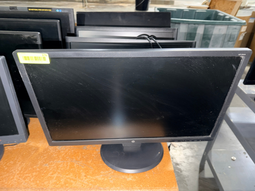 (4) ASSORTED COMPUTER MONITORS.