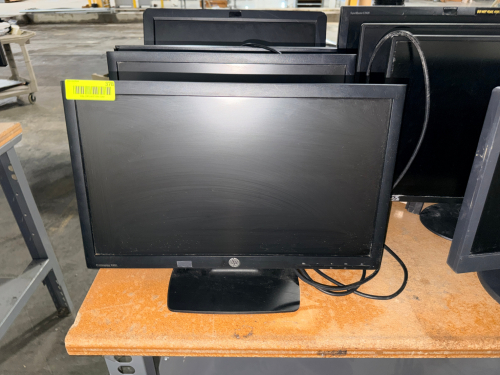 (4) ASSORTED COMPUTER MONITORS.
