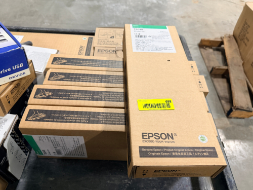 EPSON T804B GREEN ULTRACHROME HDX INK CARTRIDGES &ndash; LOT