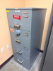 FOUR-DRAWER SECURITY FILE CABINET WITH GSA-APPROVED SECURITY CONTAINER, CENTRAL COMBINATION LOCKING SYSTEM