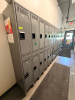 (6) SIX GROUP METAL LOCKER SYSTEM