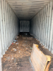 40' HIGH CUBE STEEL SHIPPING CONTAINER WITH DOUBLE SWING DOORS, WOOD FLOOR, AND LOCKING BARS. - 3