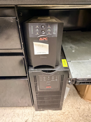 APC BACK-UPS 750XL AND SMART-UPS 5000 BATTERY BACKUP UNINTERRUPTIBLE POWER SUPPLY (UPS) SYSTEMS.