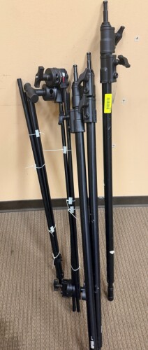 (2) ASSORTED TRI POD STANDS