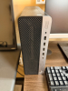 HP PRODESK SMALL FORM FACTOR DESKTOP COMPUTER WITH HP MONITOR, KEYBOARD, AND MOUSE. - 2