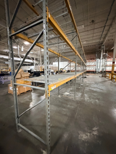 (7) SECTIONS OF 8' X 42" PALLET RACKING