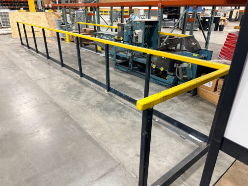24' X 3' " L " SHAPED METAL SAFETY RAIL FENCING.