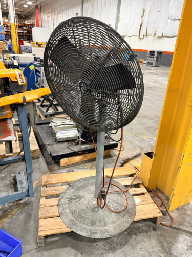 INDUSTRIAL PEDESTAL FAN.