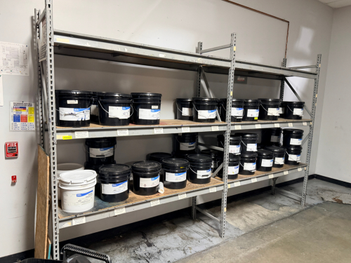 (2) SECTIONS OF 72' X 24" MEDIUM DUTY RACKING.